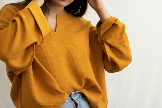 Orange sweater